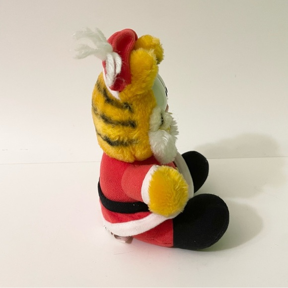 Vintage Garfield Santa Claus Christmas Stuffed Plush Toy - Picture 2 of 13